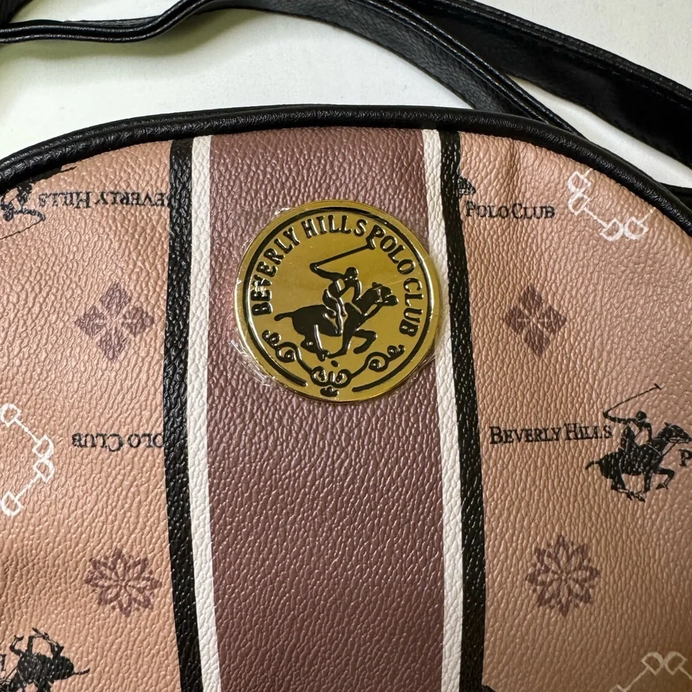 Beverly Hills Polo Club‎ Crossbody Bag with Tassel – Brown/Black